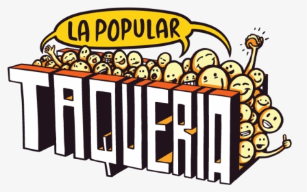 La Popular Taqueria Logo Vector - Illustration, HD Png Download, Transparent PNG