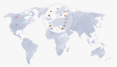 Transparent World Map Outline, HD Png Download, Transparent PNG