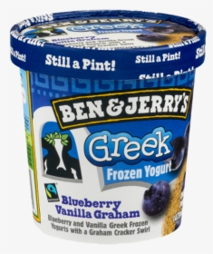 Ben And Jerry's Blueberry Greek Frozen Yogurt, HD Png Download, Transparent PNG