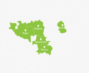 Nigeria Map Ginger, HD Png Download, Transparent PNG