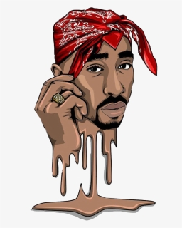 Tupac Shakur , Transparent Cartoons - 2pac Emoji, HD Png Download, Transparent PNG