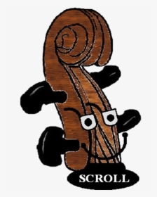 Default - Violin Scroll Clip Art, HD Png Download, Transparent PNG