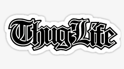 #ftestickers #thug Life #thug Life😎😎 #tupac #tupacshakur - Thug Life Logo Hd, HD Png Download, Transparent PNG
