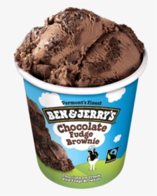 Ben And Jerry's Chocolate Fudge Brownie, HD Png Download, Transparent PNG