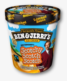 Scotchyscotchscotch Pint[1] - Ben And Jerry's Vector, HD Png Download, Transparent PNG