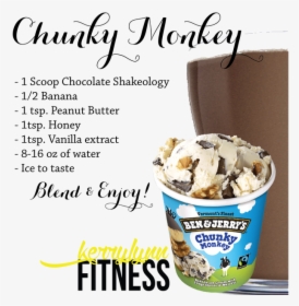 Transparent Ben And Jerry S Png - Shakeology Chunky Monkey, Png Download, Transparent PNG