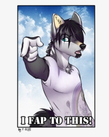 Ifap Tothis Cartoon Mammal Vertebrate Small To Medium - Can Fap To This Furry Meme, HD Png Download, Transparent PNG