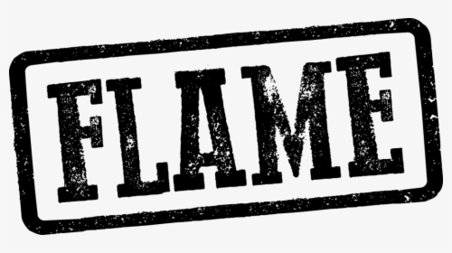 Flame Logo-2 - Monochrome, HD Png Download, Transparent PNG