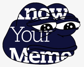 Cartoon Headgear Font - Frog Meme Sticker, HD Png Download, Transparent PNG
