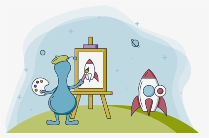 Purpleplanet Website Portfolio - Cartoon, HD Png Download, Transparent PNG