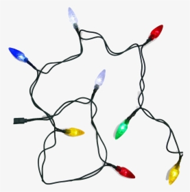 Christmas Lights Png Free Background - Christmas Lights Iphone Charger, Transparent Png, Transparent PNG