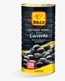 Aceitunas Negras Con Hueso Lata Jolca - Aceituna Negra Sin Hueso 1 5 Jolca, HD Png Download, Transparent PNG