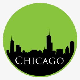 Text Chicago Skyline Chicago Skyline Decal - Chicago, HD Png Download, Transparent PNG
