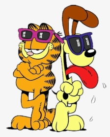 Garfield And Odie - Cartoon Garfield And Odie, HD Png Download, Transparent PNG