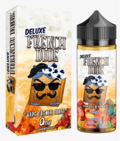 120ml Eliquid Deluxe French Dude By Vape Breakfast - French Dude Deluxe Vape Juice, HD Png Download, Transparent PNG