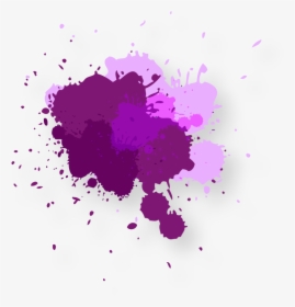 #splatter #paint #paintsplatter #rainbow #colorful - Purple Paint Splatter Transparent, HD Png Download, Transparent PNG