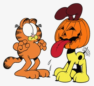 Halloween Garfield Cat, Garfield Halloween, Garfield - Garfield And Odie Halloween, HD Png Download, Transparent PNG
