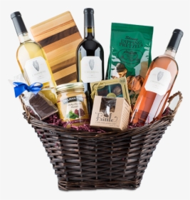 Wine Gift Baskets Png, Transparent Png, Transparent PNG
