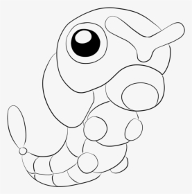 Pokemon Caterpie Coloring Pages - Caterpie Pokemon Colouring Pages, HD Png Download, Transparent PNG
