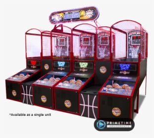 Super Shot Quad By Bay Tek Games / Skee Ball Amusements - Supershot Basketball, HD Png Download, Transparent PNG