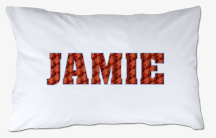 Personalized Patterned Letters Basketball Pillowcase - Throw Pillow, HD Png Download, Transparent PNG