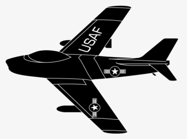 F 86 Sabre Silhouette, HD Png Download, Transparent PNG