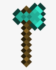 minecraft diamond axe png