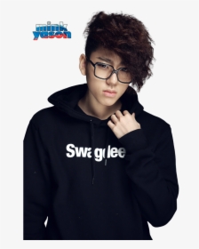 Transparent Korean Clipart - Side Swept Curly Hair Men, HD Png Download, Transparent PNG