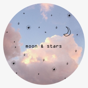 #background #cloud #doodle #moon #stars #text #sky - Sky Doodles Moon And Stars, HD Png Download, Transparent PNG