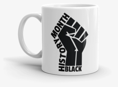 Black History Month Mug - Black Power Fist, HD Png Download, Transparent PNG