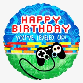 Video Game Balloons Party Supply Game On Birthday Gamer - Video Games Happy Birthday, HD Png Download, Transparent PNG