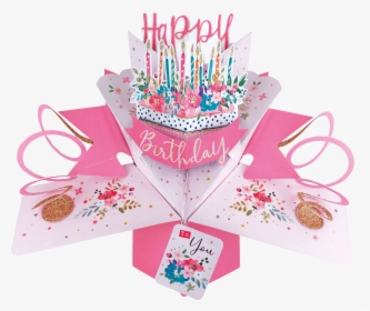 Celebration 3d Pop Up Card Happy Anniversary Birthday - Pop Up Happy Birthday, HD Png Download, Transparent PNG