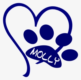 Personalised Paw Car Window Sticker, Car Dog Cat Name, HD Png Download, Transparent PNG