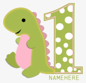 Customized First Birthday Green Dinosaur Apron - Dinosaur Birthday Clipart Free, HD Png Download, Transparent PNG