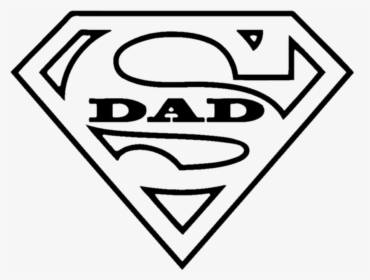 #superdad - Superman Logo Coloring Sheet, HD Png Download, Transparent PNG