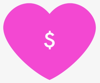 Homepage Icon Donate - Heart Shape Pink Color, HD Png Download, Transparent PNG