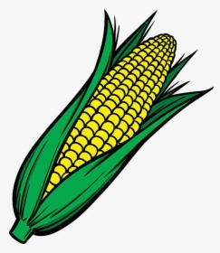 Corn Cob Clipart Transparent Png - Clip Art Corn Cob, Png Download, Transparent PNG