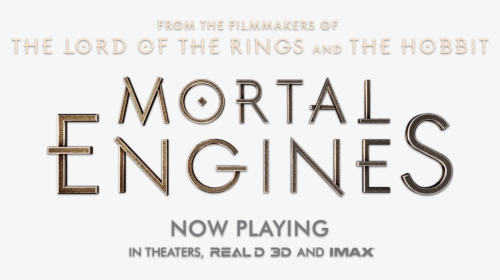Title Treatment For Mortal Engines - Mortal Engines Logo Png, Transparent Png, Transparent PNG