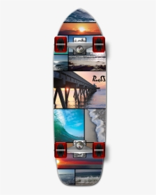 Old School Longboard Complete - Skateboard Deck, HD Png Download, Transparent PNG