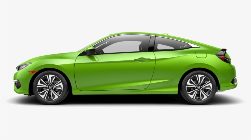 2018 Honda Civic Coupe Side Profile, HD Png Download, Transparent PNG
