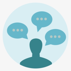 Multiple Messages Icon - Circle Discussion Icon Png, Transparent Png, Transparent PNG