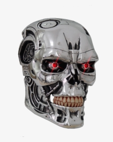 Terminator Skull Png Image - Terminator Head Png, Transparent Png, Transparent PNG