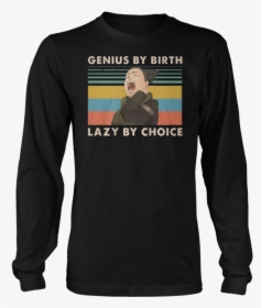 Vintage Nara Shikamaru Genius By Birth Lazy By Choice - Nirvana Long Sleeve Shirt, HD Png Download, Transparent PNG