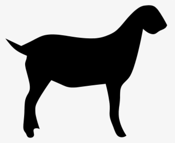 Goat Clipart Silhouette Free And Images Transparent - Boer Goat Goat Silhouette, HD Png Download, Transparent PNG