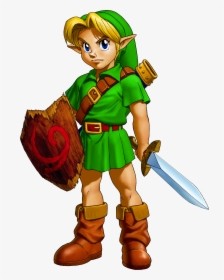 Zelda Link Ocarina Of Time, HD Png Download, Transparent PNG