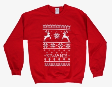 Kiwanis Ugly Holiday Sweatshirt - Long-sleeved T-shirt, HD Png Download, Transparent PNG