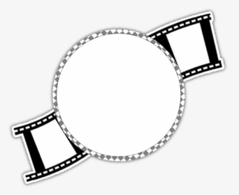#white #circle #movie #strip #transparent #overlay - Edit Overlay, HD Png Download, Transparent PNG
