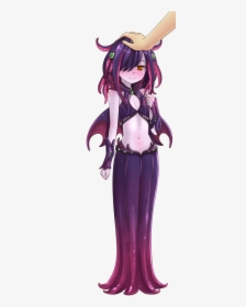 Purple Human Hair Color Anime Fictional Character Figurine - Monster Girl  Encyclopedia Mindflayer, HD Png Download , Transparent Png Image - PNGitem