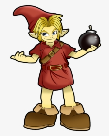 “ Bombs Oh Snap It’s Young Link For 2015 Supersmashartists - Cartoon, HD Png Download, Transparent PNG