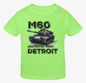 M60 Destroyer From Detroit Sunny Youth T-shirt - Armored Car, HD Png Download, Transparent PNG